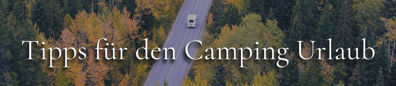 Camping Tipps Banner