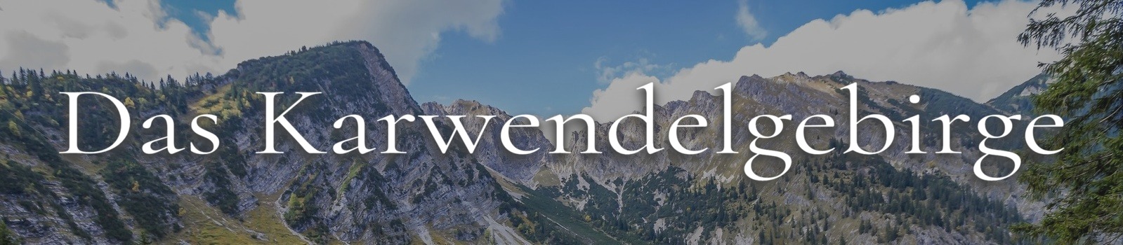 Karwendelgebirge Banner