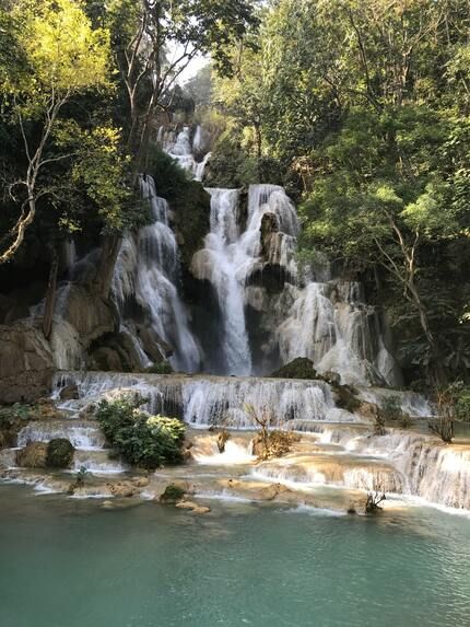 Laos Wasserfall