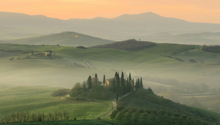 Landschap in Italie